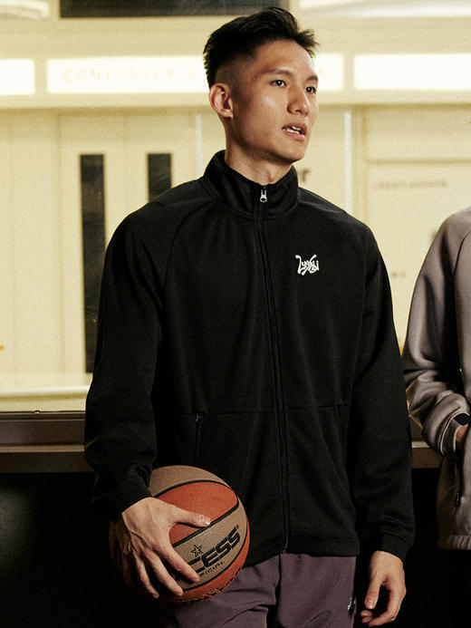 LUSHISI[先锋]防风教练夹克男立领外套美式潮流长袖风衣LOGO胶章 商品图3