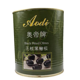 烘焙披萨进口原料奥帝切片黑水榄3kg