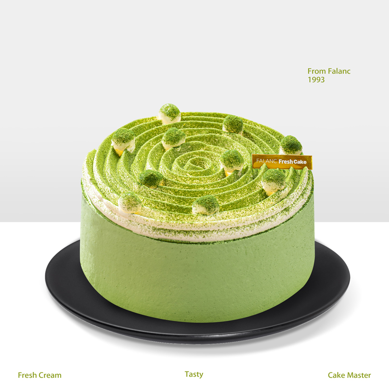 【宇治·抹茶开心果蛋糕】口味升级 甄选宇治抹茶 双层开心果脆脆