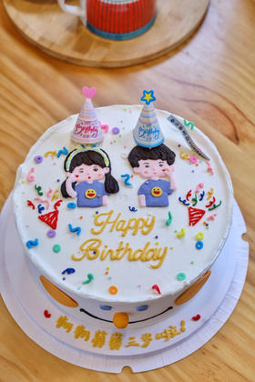 手绘可爱男孩女孩