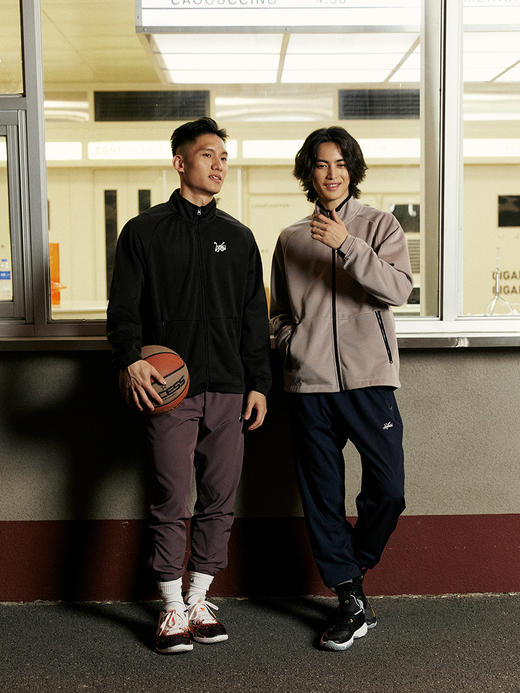 LUSHISI[先锋]防风教练夹克男立领外套美式潮流长袖风衣LOGO胶章 商品图2