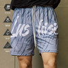 LUSHISI斑马纹主题印花美式速干不过膝四五分网眼运动短裤篮球裤 商品缩略图3