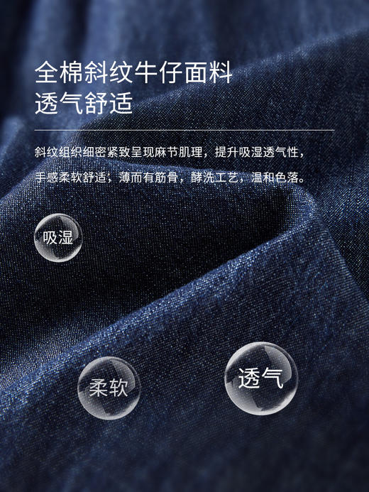 【专属特价】熙世界小个子阔腿牛仔短裤2025夏新款复古直筒宽松a字五分裤子 商品图2