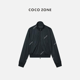 刘一一&COCOZONE早秋款小立领长袖螺纹下摆休闲外套春夏23C29626