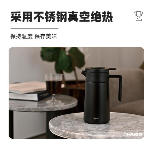 【HARIO】全新不锈钢陶瓷涂层内胆保温咖啡杯咖啡壶CMG/CHP 商品图2