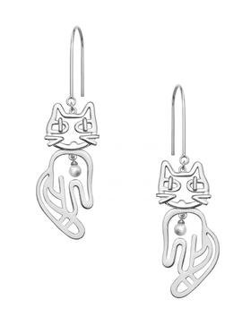 分体猫银色