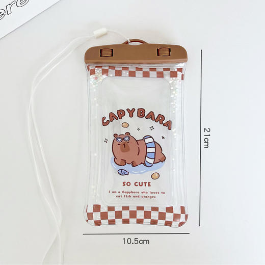 【防水神器！游泳潜水必备】软萌卡通，防水必备；屏幕触控，潜水无阻；多样尺寸，选你所需；透明材质，手机配戴，手握自如 商品图8