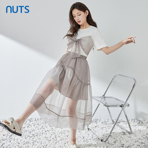 NUTS夏季新品时尚半身长裙324063097B 商品图2