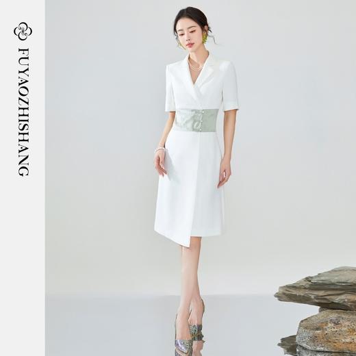 IWY/扶摇系列夏季轻国风盘扣复古连衣裙 FYQ314 商品图3