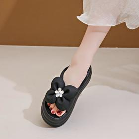 厚底松糕凉拖鞋女外穿2024夏季新款小个子增高凉鞋百搭休闲沙滩鞋