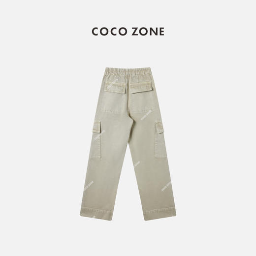 COCO ZONE"追风者“美式宽松口袋设计工装裤显瘦百搭直筒裤24C10318 商品图2