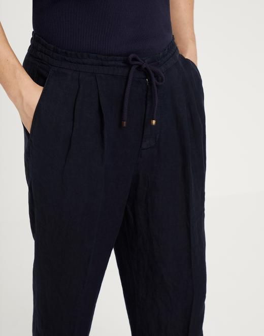 BC 初夏新款 男士 亚麻高奢简约抽绳休闲长裤 Z-11662 商品图1