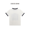 COCO ZONE"向日葵T"夏季撞色圆领短袖T恤简约修身显瘦百搭休闲上衣CC1B1151 商品缩略图1