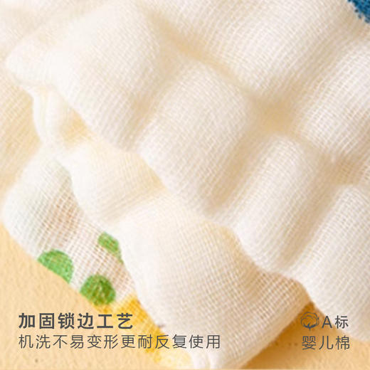卓儿婴儿纱布小方巾新生儿口水巾儿童洗脸巾纯棉毛巾宝宝拍嗝巾 商品图4