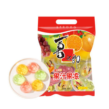 喜之郎什锦果汁果冻25克x20杯共495克 含乳酸钙爆珠 休闲儿童零食下午茶 商品图2