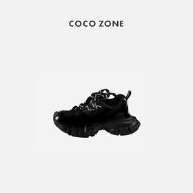 COCO ZONE 老爹鞋时尚百搭透气系带厚底休闲运动鞋 23C29137