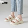 ZHR则则沙滩拖鞋2024新款外穿时尚厚底拖鞋百搭一字拖简约女拖鞋 商品缩略图7