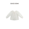 COCO ZONE夏季薄款圆领衬衫宽松休闲单排扣长袖上衣CC1B1104 商品缩略图0