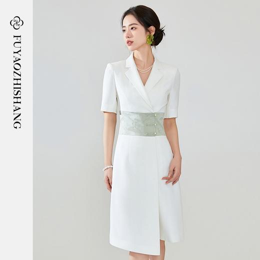 IWY/扶摇系列夏季轻国风盘扣复古连衣裙 FYQ314 商品图0