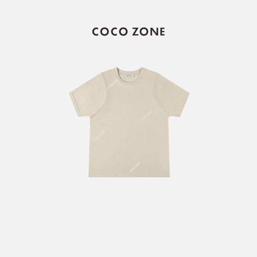 COCO ZONE 经典款通勤风舒适圆领短袖T恤上衣 23C18612 商品图5