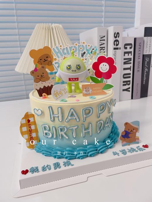 蛋仔派对（玩偶颜色随机）卡通玩偶蛋糕-低糖处理无添加 商品图4