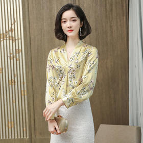 时尚气质真丝衬衫ASE-3517