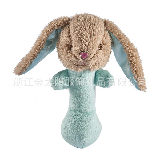 【一捏就有bibi的响声哟~】0-1岁宝宝婴儿童手抓哔哔BB棒 安抚毛绒玩具可爱小黄鸭玩偶公仔-QQ 商品图11