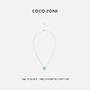 COCO ZONE时尚设计感气质圆盘吊坠项链锁骨链CC2B0817 商品缩略图1