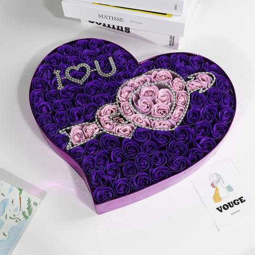 【礼盒装！不凋谢的玫瑰花】情人节520生日礼物送女朋友创意礼盒母亲节小礼品实用玫瑰香皂花，送给那个特别的她/他，一份创意礼盒表达你的爱意和心意。-ry 商品图10