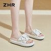 ZHR则则厚底拖鞋2024新款一字带沙滩凉拖软底时尚百搭外穿女拖鞋 商品缩略图7