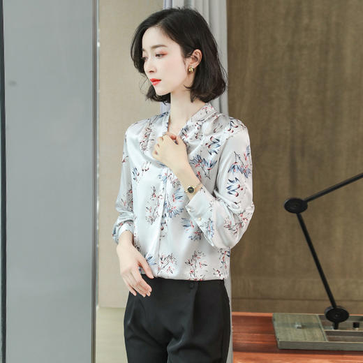 时尚气质真丝衬衫ASE-3517 商品图1