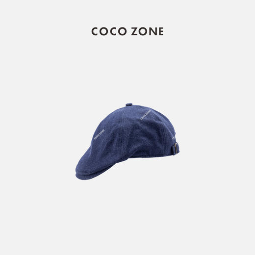 COCO ZONE夏季复古短檐前进帽纯色户外百搭休闲贝雷帽CC1B1162 商品图1