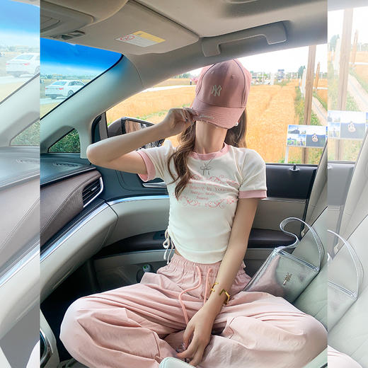 <曾小咸推荐>粉色短袖T恤  商品图2