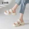 ZHR则则沙滩拖鞋2024新款外穿时尚厚底拖鞋百搭一字拖简约女拖鞋 商品缩略图6