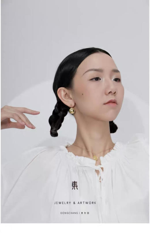 猫头鹰圆币项链 商品图5