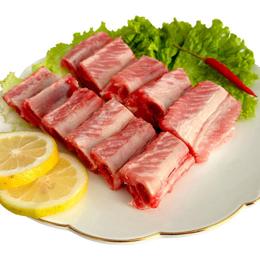 猪精排2kg紫花苜蓿猪小排猪肋排免切好吃健康营养顺丰京东包邮 商品图3