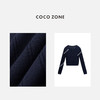 COCO ZONE”蓝洛伊“夏季圆领单排扣针织开衫时尚镂空轻薄上衣CC1B1120 商品缩略图2