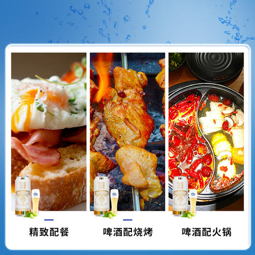 9°P千岛湖大莲花亚运纪念款啤酒干杯亚运500ml*12听 商品图2