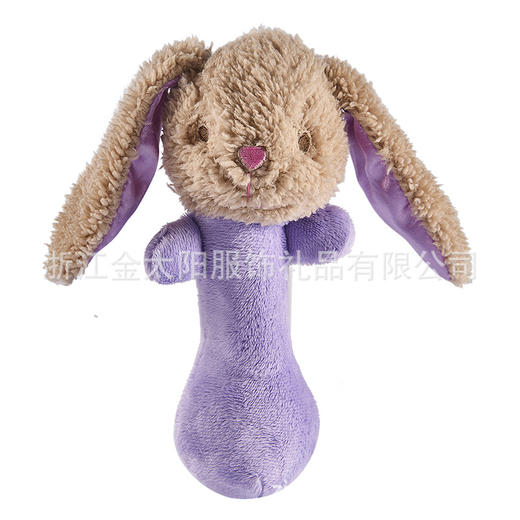 【一捏就有bibi的响声哟~】0-1岁宝宝婴儿童手抓哔哔BB棒 安抚毛绒玩具可爱小黄鸭玩偶公仔-QQ 商品图12