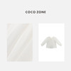 COCO ZONE夏季薄款圆领衬衫宽松休闲单排扣长袖上衣CC1B1104 商品缩略图2