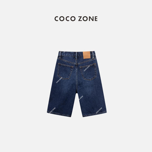 COCO ZONE2024“牛仔很忙”夏季百搭牛仔五分裤显瘦休闲通勤短裤CC2B0830 商品图1