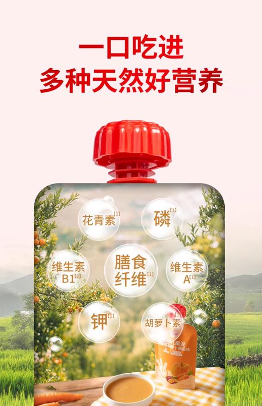 方广婴幼儿苹果泥/香蕉苹果泥/西梅香蕉泥/百香果胡萝卜南瓜/火龙果羽衣甘蓝泥FAG-945693/FAG-945716/FAG-946362/FAG-946393/FAG-945723 商品图1
