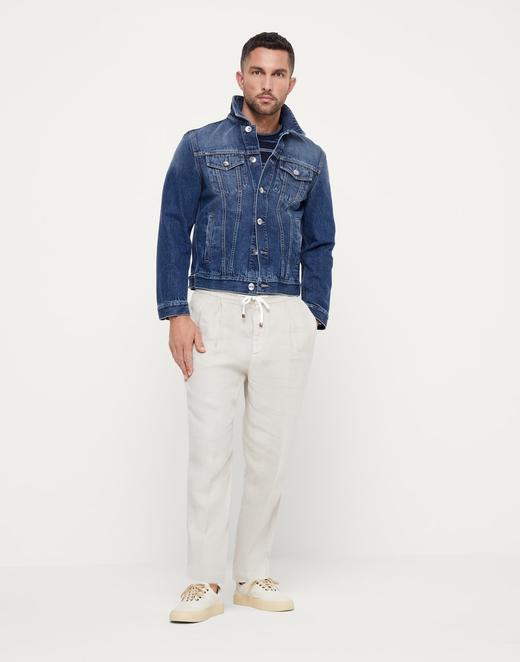 BC 初夏新款 男士 亚麻高奢简约抽绳休闲长裤 Z-11662 商品图6