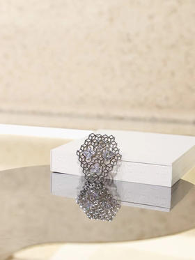 高少康银骷髅胸针