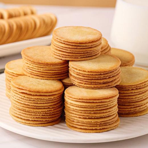 【超好吃！薄脆饼干组合套装】咸香够味，轻薄酥脆香，传统工艺，香酥美味，葱王休闲零食大全散装葱香咸味多口味小包装 商品图3