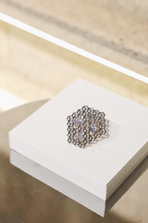 高少康银骷髅胸针 商品图1