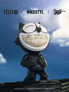 MNDSTYL x Felix the Cat x Ron English 菲力猫联名收藏手办