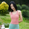 2024爱暇步春夏新品瑜伽无缝一体织时尚运动普拉提背心A23003NWF 商品缩略图3