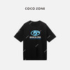COCO ZONE2024时尚简圆领短袖T恤字母印花休闲上衣CC2B0769 商品缩略图0