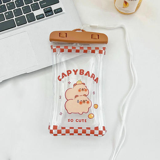 【防水神器！游泳潜水必备】软萌卡通，防水必备；屏幕触控，潜水无阻；多样尺寸，选你所需；透明材质，手机配戴，手握自如 商品图11